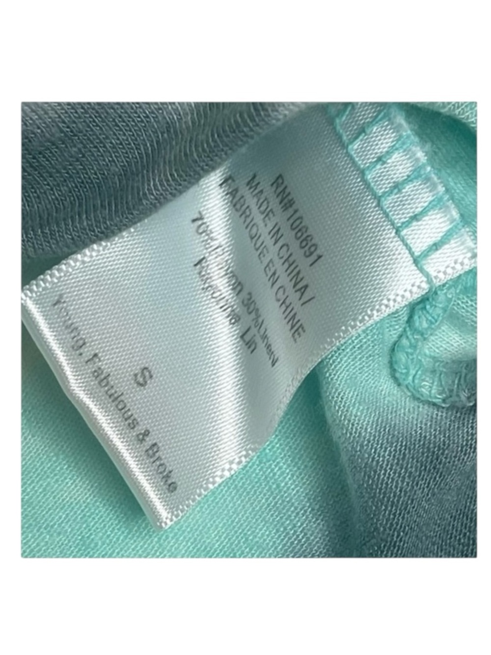 new YFB Young Fabulous + Broke ⚘ Naomi Plunging Cami Top ⚘ Seaglass Tie Dye ⚘ S - Picture 12 of 16